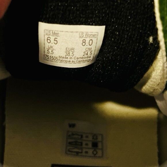 Vans Sk8-Hi Suede HeiQ M 6.5 W 8 Green Sneakers Water Repellent Protection - Picture 8 of 8